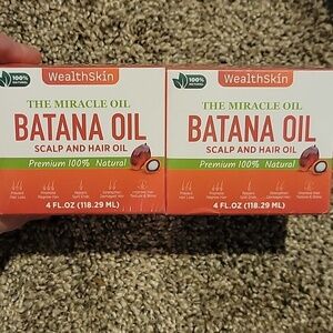 WealthSkin Batana Oil for Scalp and Hair Lot Of 2 4oz New 8oz Total